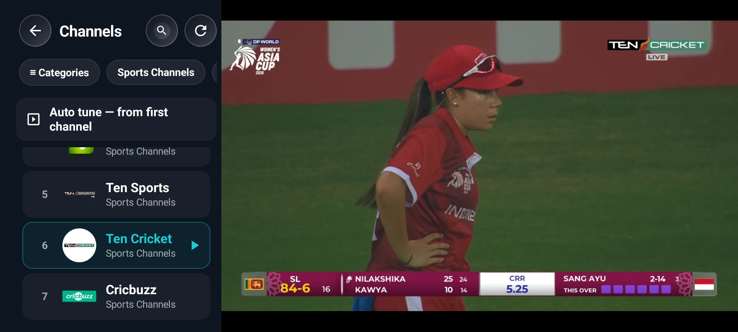 Sportzfy TV app screenshot 3
